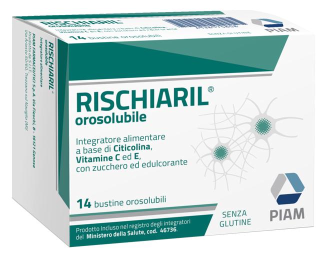 RISCHIARIL Integratore a base di Colina,Vitamina C Vitamina E 14 buste