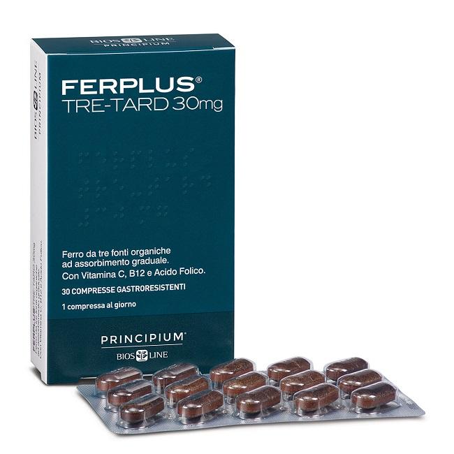 Bios Line Ferplus Tre-tard 30mg Integratore di Ferro 30 Compresse