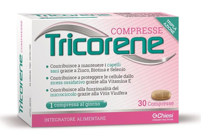 Tricorene Integratore Alimentare per Capelli Sani 30 Capsule