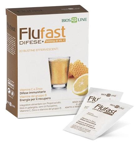Flufast Difese+ Integratore Energizzante Per Le Difese Immunitarie 20 Bustine