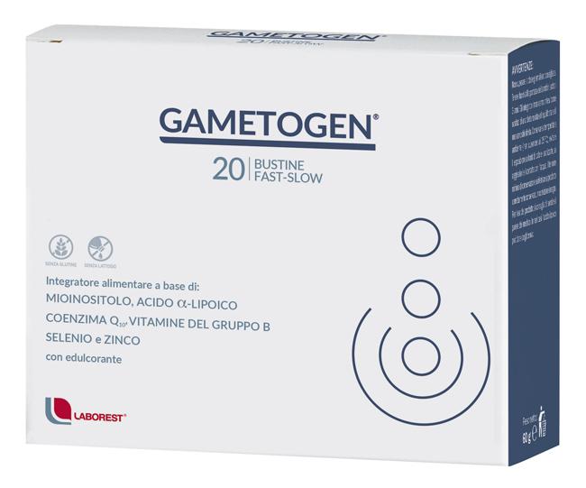 Gametogen Integratore Per La Fertilità E La Riproduzione 20 Bustine Fast-Slow