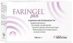 Faringel Plus Integratore Alimentare per il Reflusso Gastroesofageo 20 stick