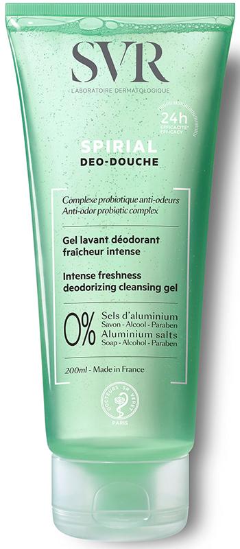 SVR Spirial Gel Doccia Detergente e Deodorante Freschezza Intensa 200 ml