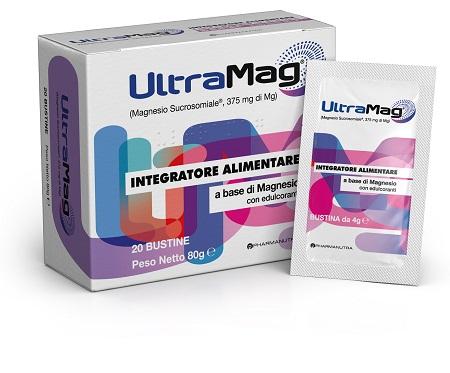 UltraMag Integratore Energizzante A Base Di Magnesio Sucrosomiale 20 Bustine