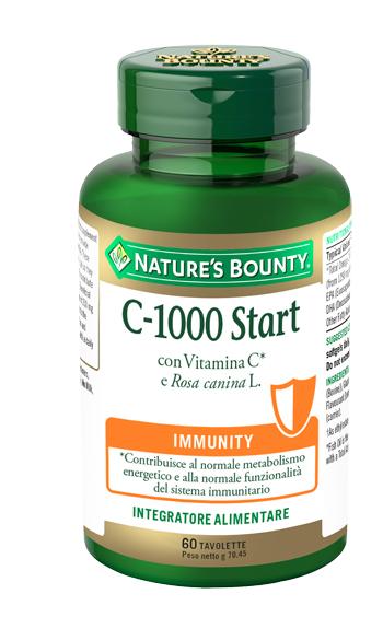 Nature's Bounty C-1000 Start Integratore Difese Immunitarie 60 Tavolette