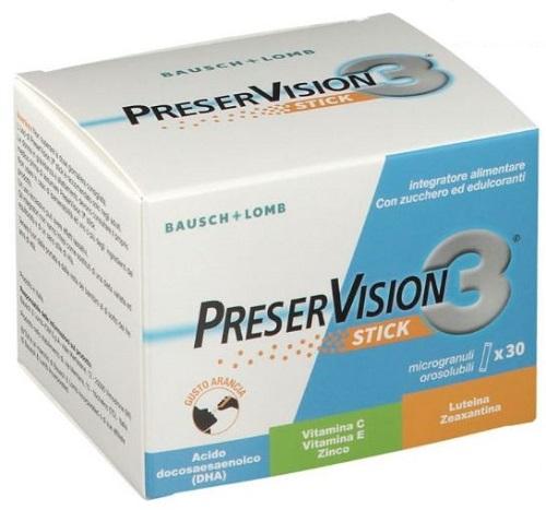 PreserVision 3 Integratore per la Vista 30 Stick Orosolubili