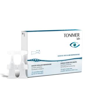 Tonimer Lab Occhi Gocce Oculari Lubrificanti e Idratanti 15 Flaconcini Monodose