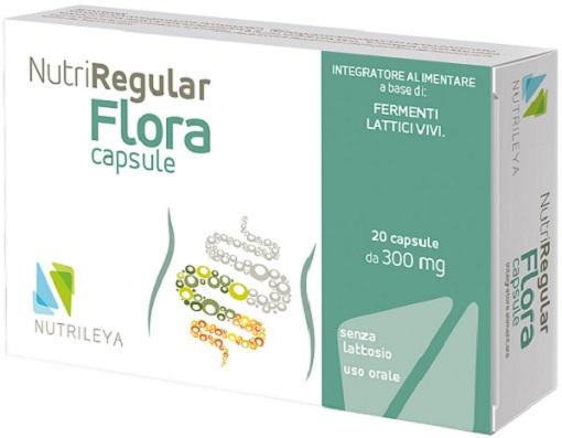 NutriRegular Flora Integratore Probiotico 20 Capsule