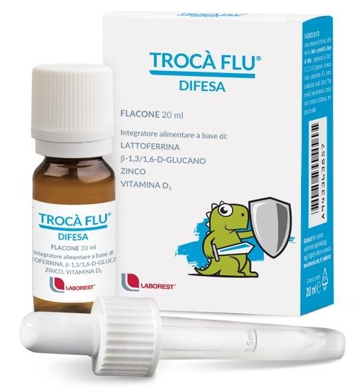 Troca' Flu Difesa Integratore Immunitario a Base di Lattoferrina 20 ml