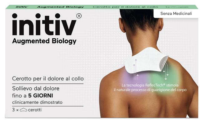 Initiv Cerotto Antidolorifico per il Collo 3 Pezzi