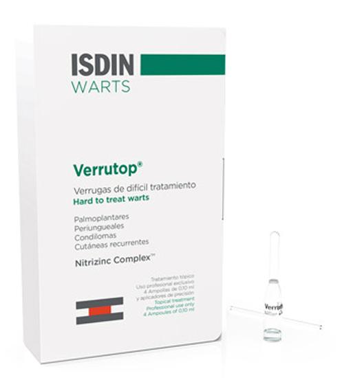 Isdin Warts Verrutop Trattamento Verruche 4 Fiale