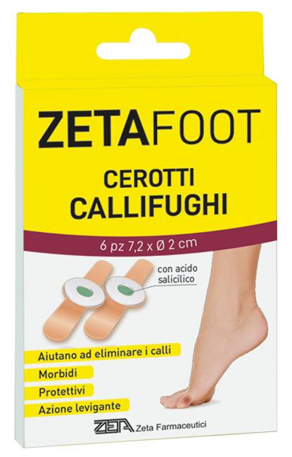 Zeta Foot Cerotto Callifugo Dischetto Centrale Con Astuccio 6 Pezzi