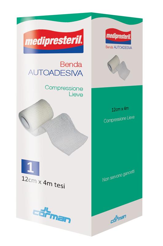 Medipresteril Benda Autoadesiva 12cmx4m 1 Pezzo