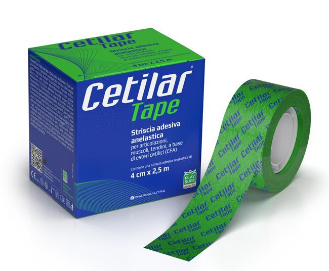 Cetilar Tape Striscia Adesiva Anelastica Per Muscoli E Articolazion 4 cm x 2,5 m