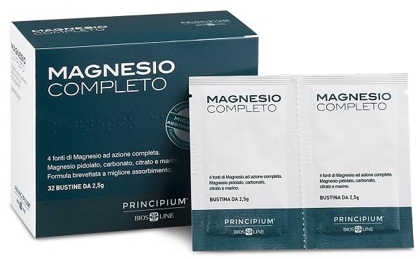 Bios Line Principium Magnesio Completo Integratore Alimentare 32 Bustine