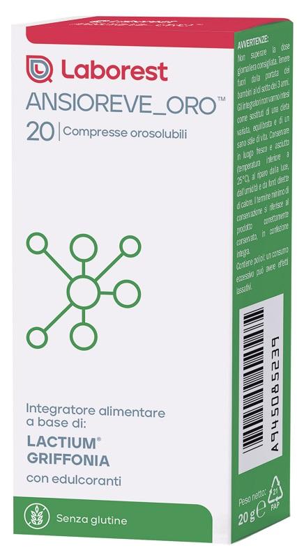 Ansioreve Oro Integratore Per L' Umore E Il Benessere Mentale 20 Compresse