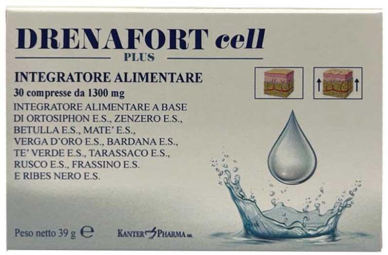 Drenafort Cell Plus Integratore Drenante e Depurativo 30 Compresse