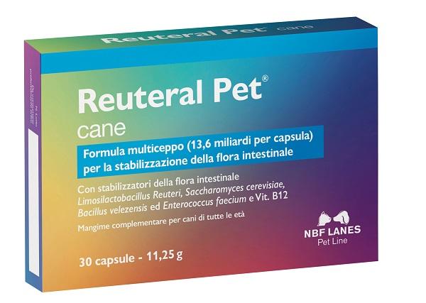 Reuteral Pet Integratore per Cani per il Benessere Gastrointestinale 30 Capsule