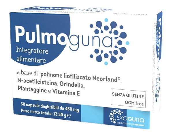 Pulmoguna Integratore per il Benessere delle Vie Respiratorie 30 Capsule
