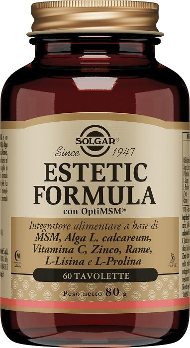 Solgar Estetic Formula Integratore per Capelli, Pelle e Unghie 60 Tavolette