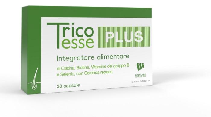 Tricoesse Plus Integratore per Capelli e Unghie 30 Capsule