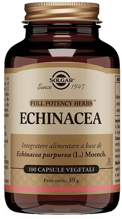 Solgar Echinacea Integratore per le Difese dell'Organismo 100 Capsule Vegetali