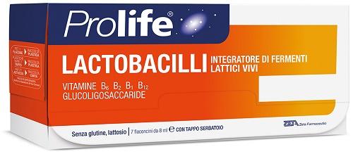 Prolife Lactobacilli Integratore per Benessere Intestinale da 7 Flaconi