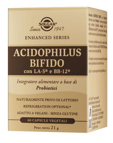 Solgar Acidophilus Bifido Integratore Flora Intestinale 60 Capsule Vegetali