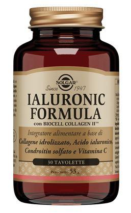 Solgar Ialuronic Formula Integratore per la Pelle e le Cartilagini 30 Tavolette
