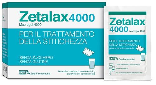 Zetalax 4000 Per il Trattamento della Stitichezza 20 Bustine