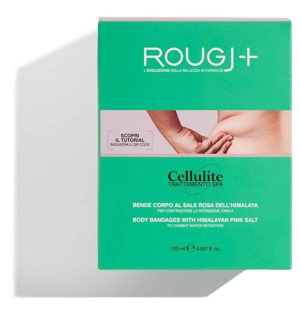 Rougj Cellulite Trattamento Bendaggi al Sale Rosa dell Himalaya 2 Pezzi da 120 ml