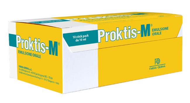 Proktis-M Emulsione Rettale per Sollievo e Protezione 10 Stick