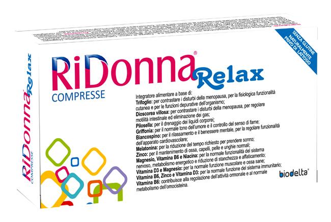 Ridonna Relax Integratore Rilassante per Donne 30 Compresse