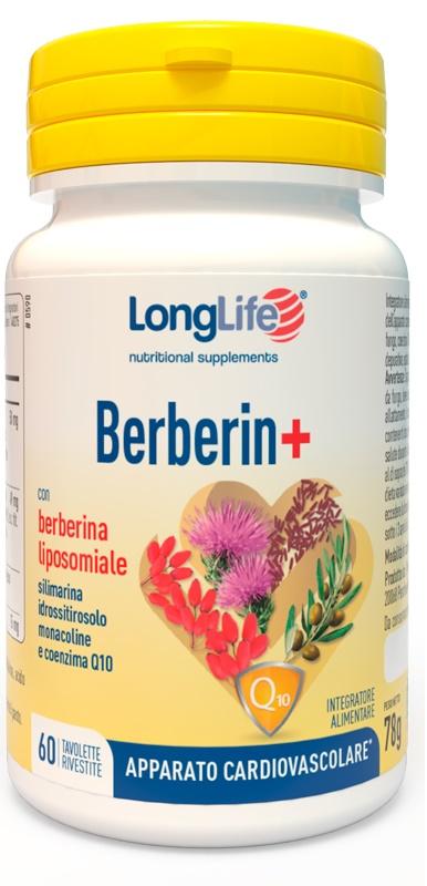 Longlife Berberin+ Integratore Alimentare 60 tavolette