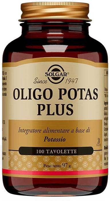 Solgar Oligo Potas Plus 100 Tavolette