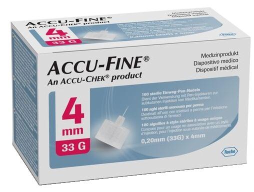 Accu-Fine Ago Penna G33 per Iniezioni Semplici 4mm