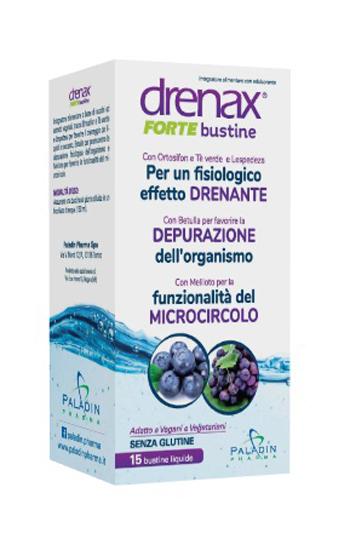 Drenax Forte Mirtillo Bustine Integratore Drenante 15 Stick Pack