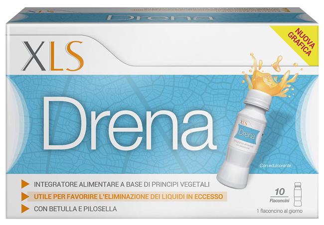 XLS Medical Drena Integratore Depurativo 10 Flaconcini 70 ml