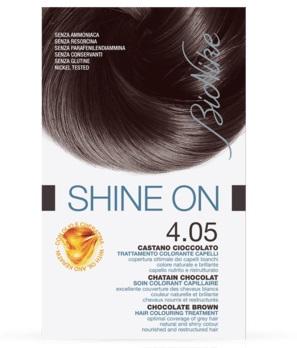 Bionike Shine ON Tintura Capelli Cute Sensibile 4.05 Castano Cioccolato