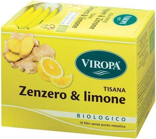Viropa Tisana Zenzero E Limone Bio 15 Filtri
