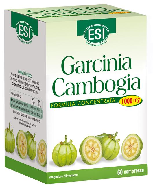 Esi Garcinia Cambogia 1000 mg Integratore Per Il Controllo del Peso 60 Compresse