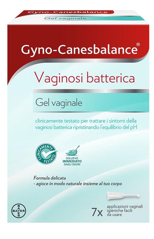 Gyno-Canesbalance Gel Vaginale contro Vaginosi Batterica Infezioni Vaginali 7 Flaconcini Applicatori