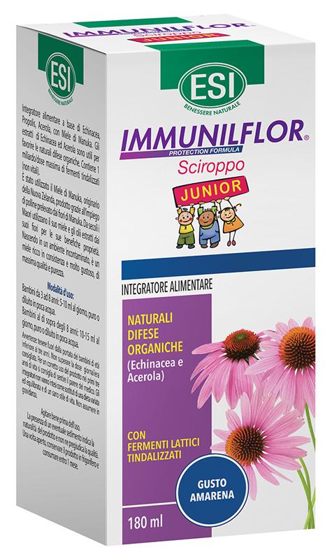 Esi Immunilflor Sciroppo Junior Integratore per il Sistema Immunitario 180 ml