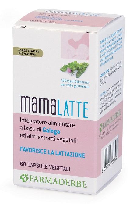 Farmaderbe Mama Latte Integratore che Favorisce la Lattazione 60 Capsule