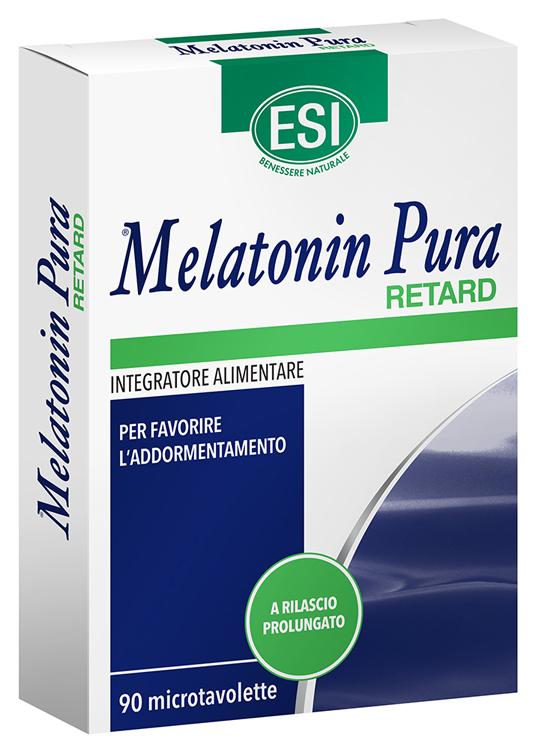 Melatonin Pura Retard Integraziore per il Sonno 90 microtavolette a Rilascio Graduale