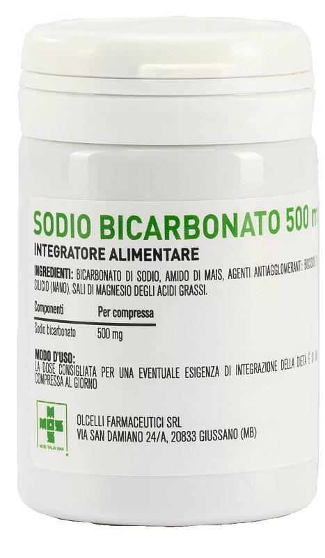 Sodio Bicarbonato in Compresse 500 mg per Uso Alimentare 100 Compresse