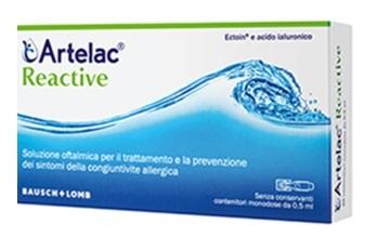 Artelac Reactive Soluzione Oftalmica Monodose 10 Unita' Da 0,5 Ml