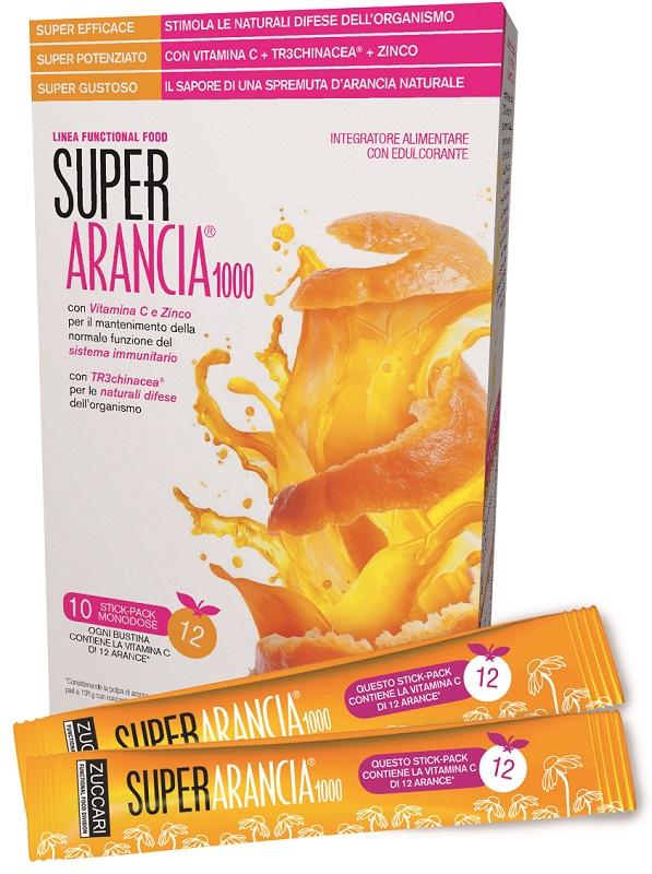 Zuccari Super Arancia 1000 Integratore per il Sistema Immunitario 10 Bustine