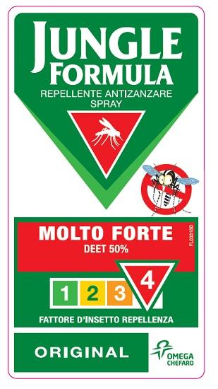 Jungle Formula Molto Forte Spray Original Repellente Antizanzare 75 ml