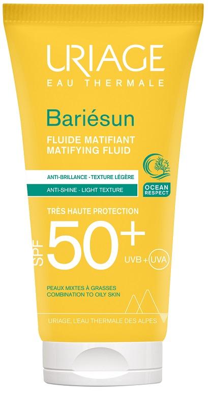 Uriage Bariesun Mat Fluido per Pelle Grassa Protezione Alta Spf50+ 50 ml